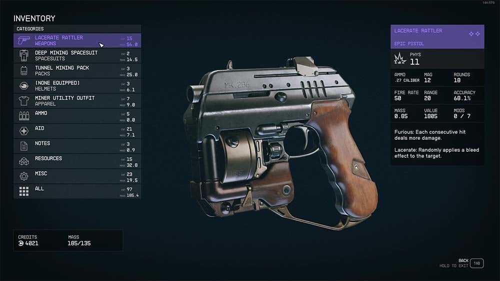 starui inventory