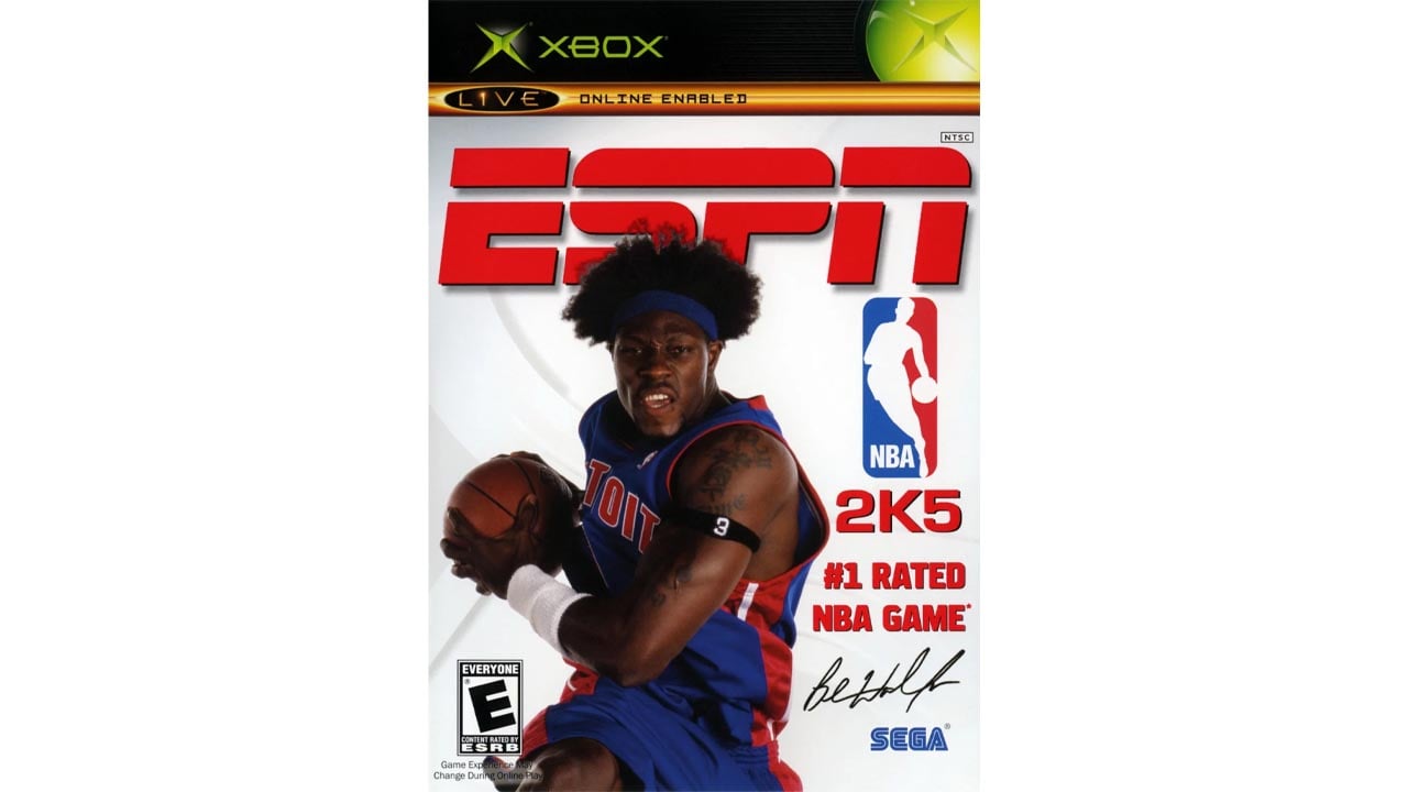 Portada del videojuego NBA 2K5