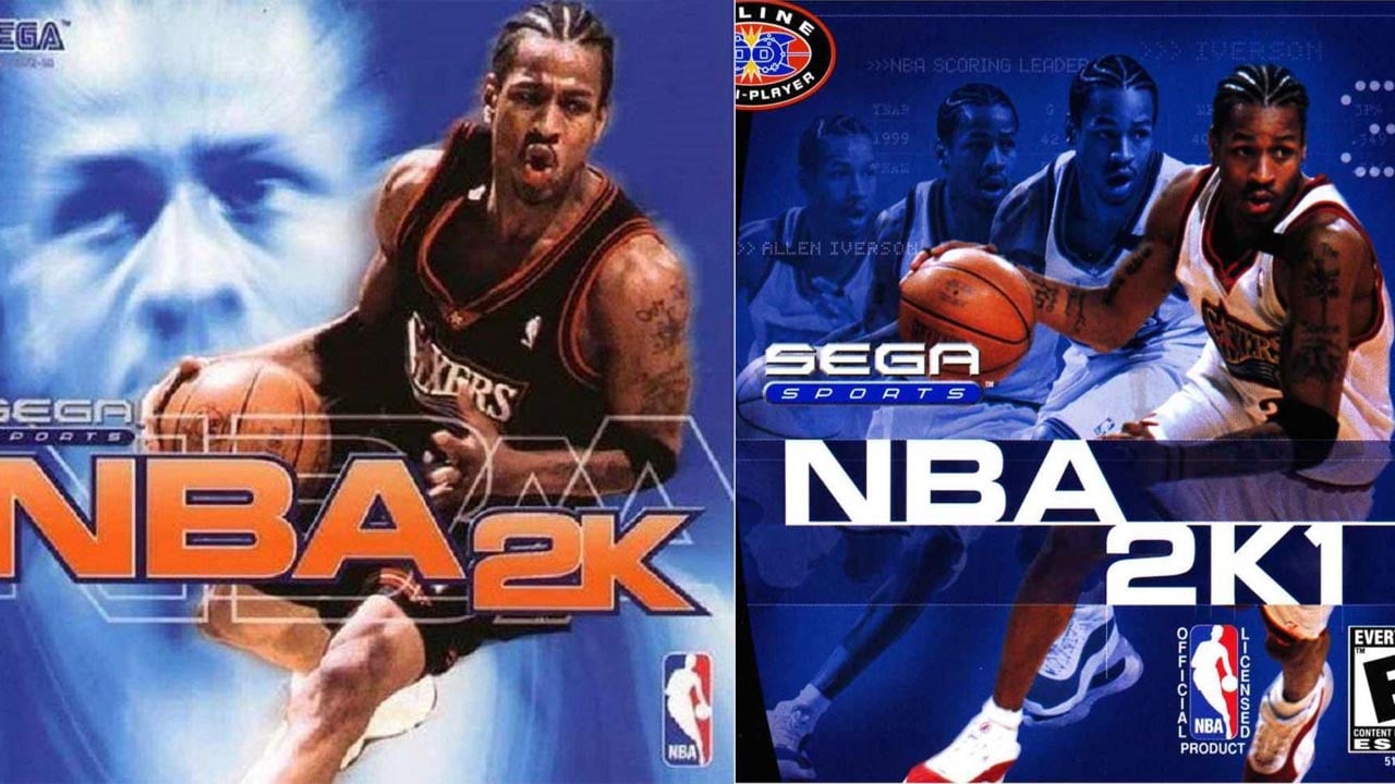 Portadas NBA 2K1 y 2K2