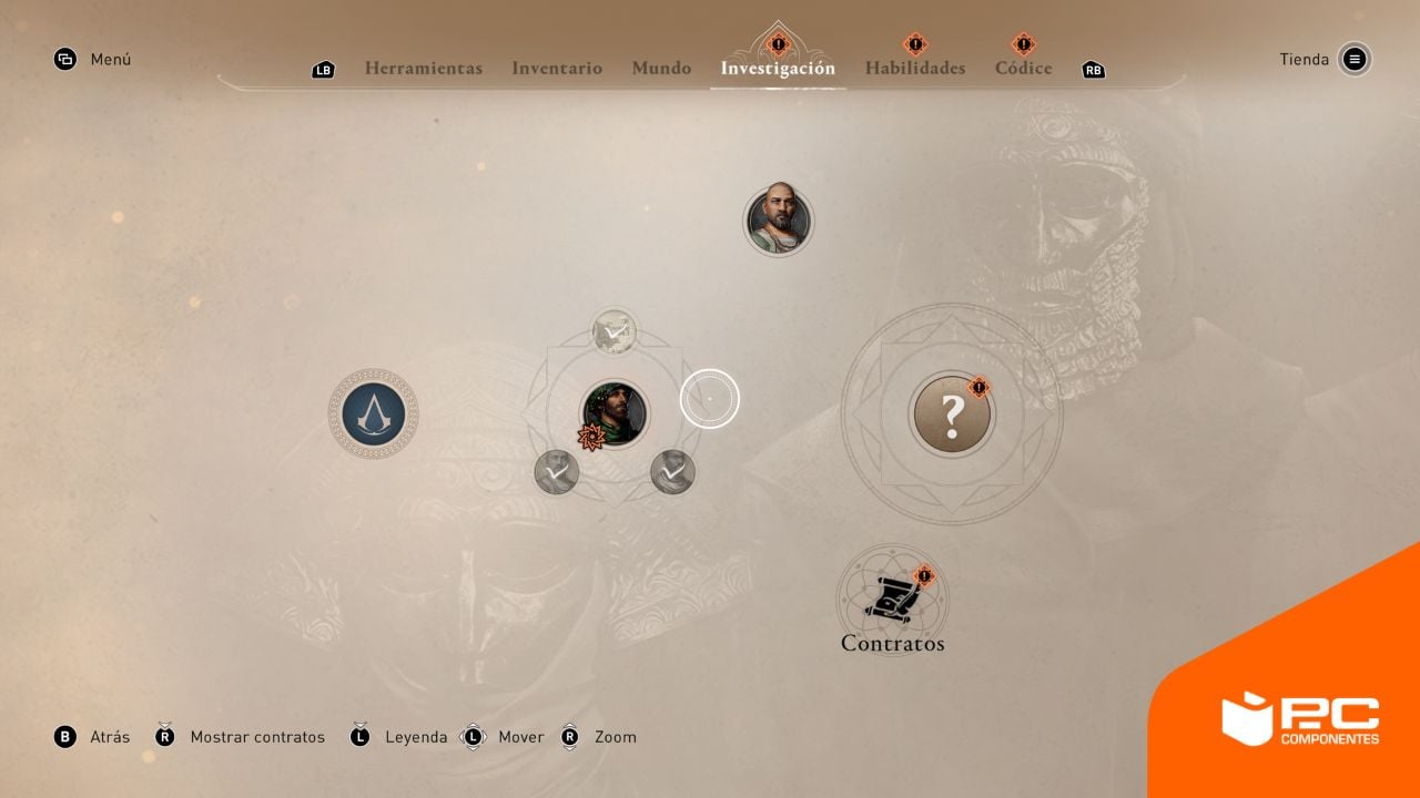 Árbol de habilidades en Assassin