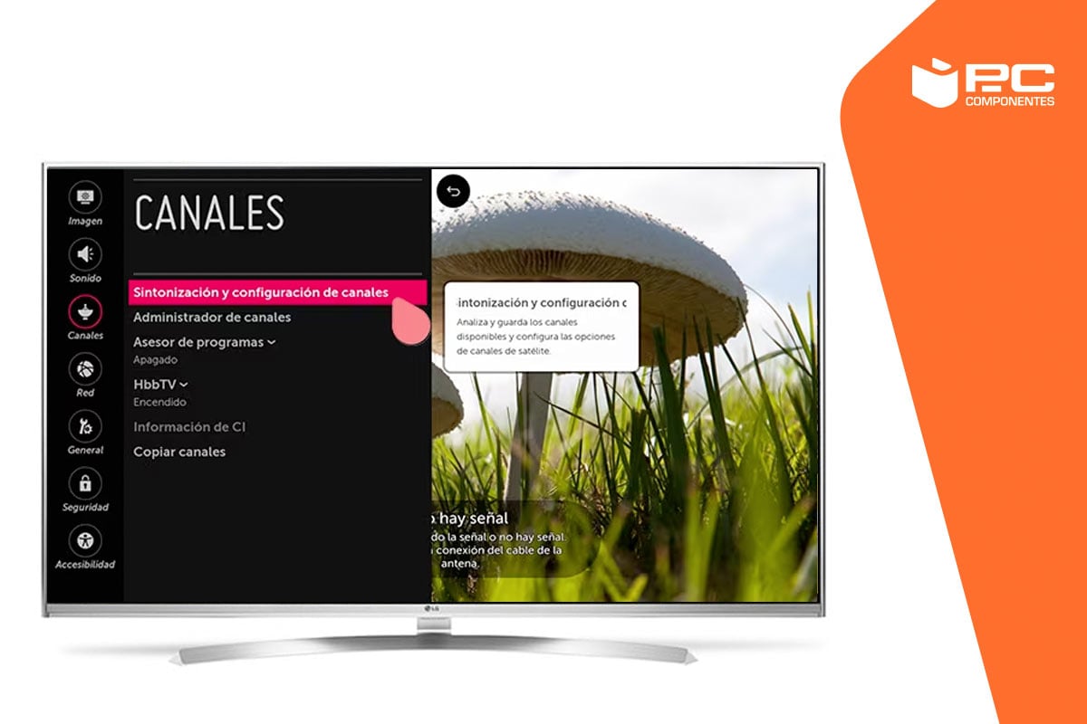 Cómo sintonizar canales en TV LG
