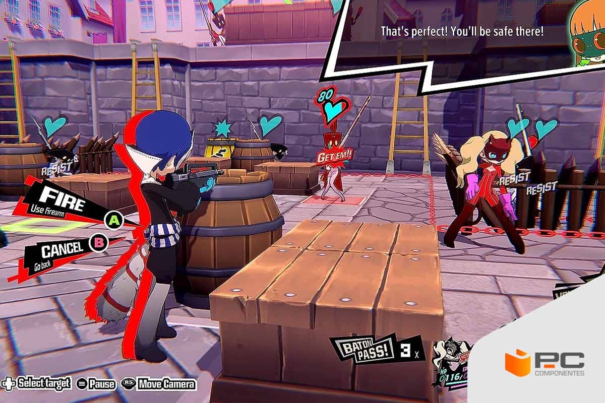 Gameplay del Persona 5 Tactica