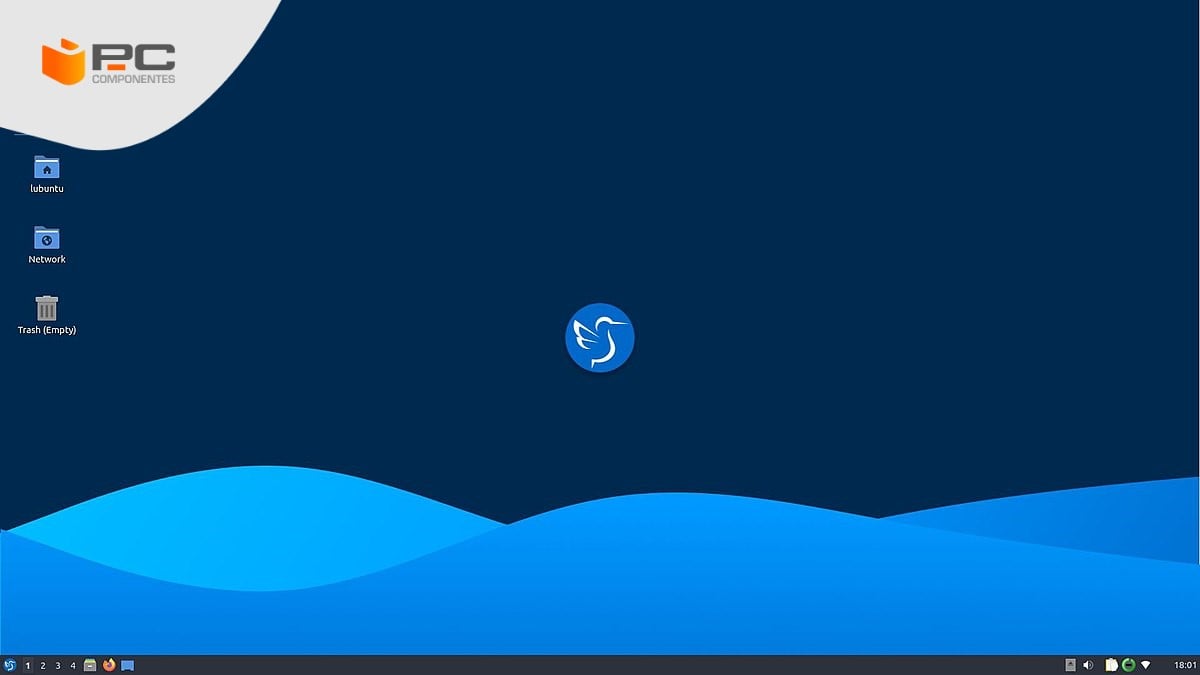 Un ordenador con una distribución Linux