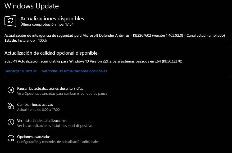 windows update