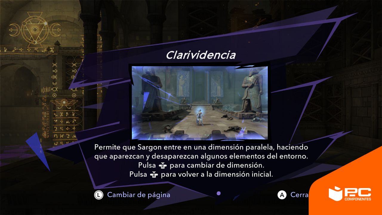 Uno de los puzzles de Prince of Persia: The Lost Crown