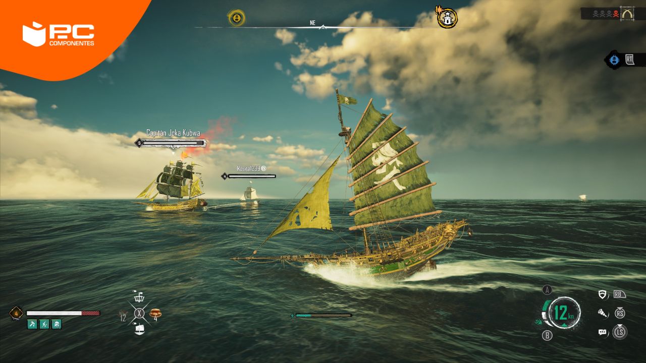 Un pirata en el videojuego Skull and Bones