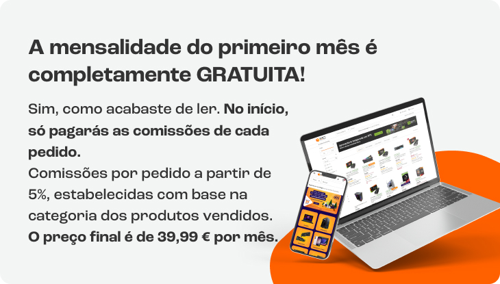 A mensalidade do primeiro mês é completamente GRATUITA!