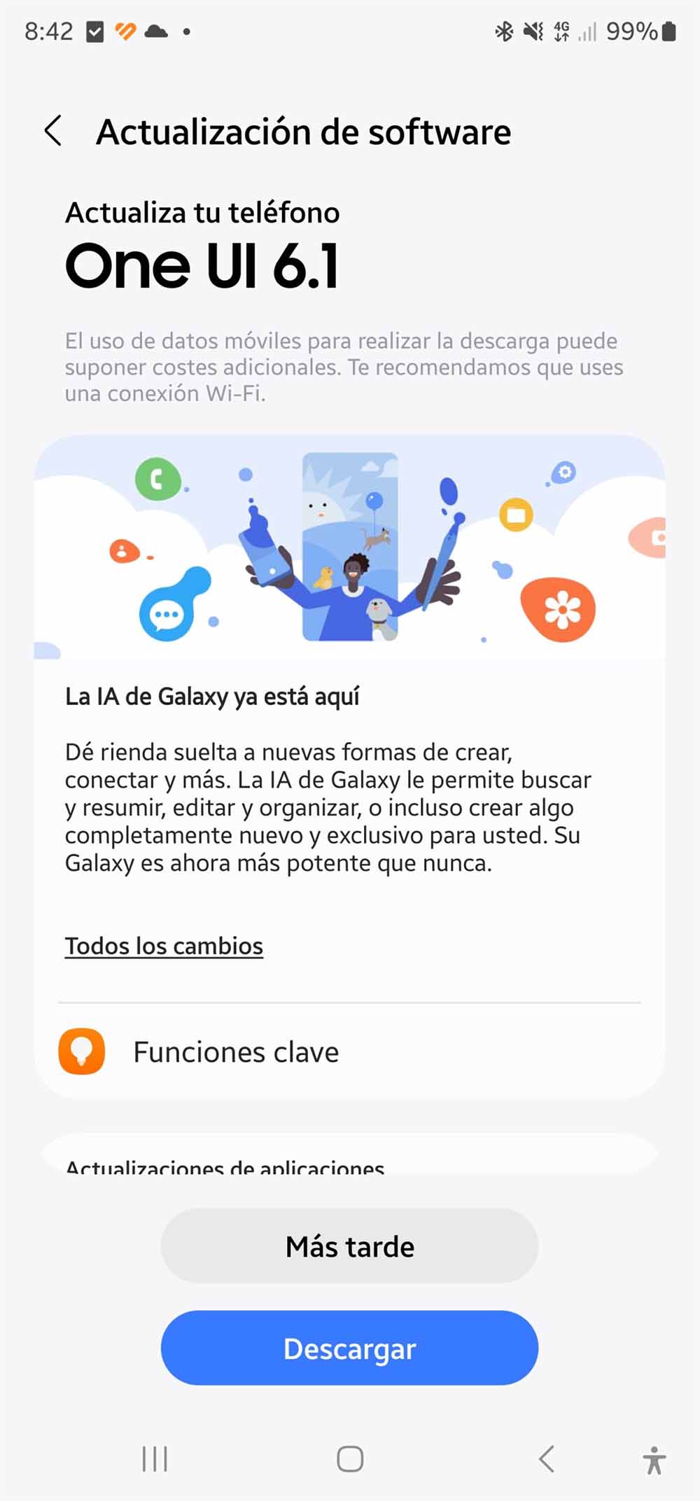 samsung one ui 6.1 actualización