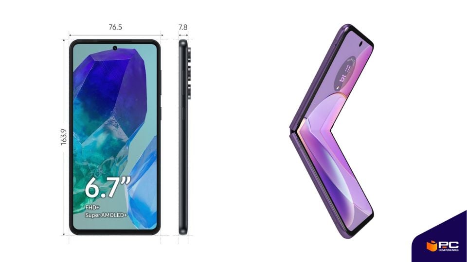 samsung galaxy m55 vs moto razr 40