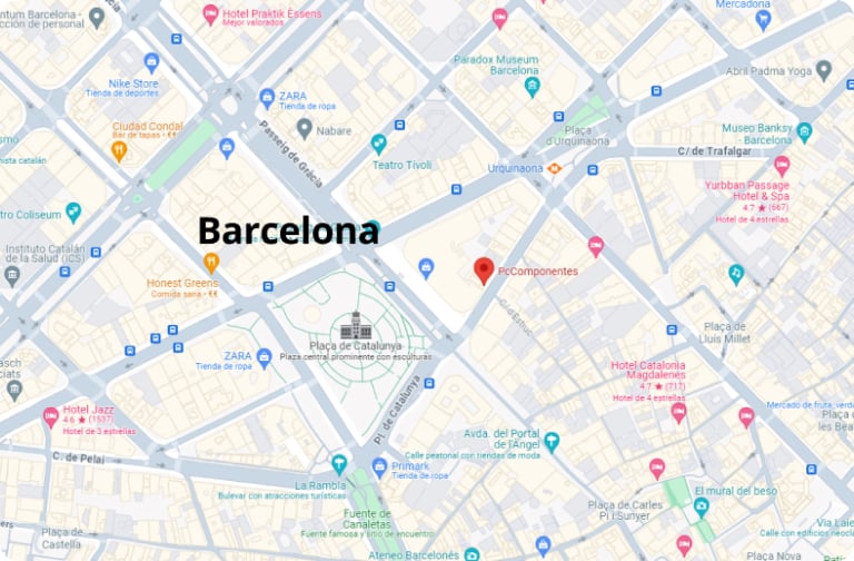 Dirección de la tienda