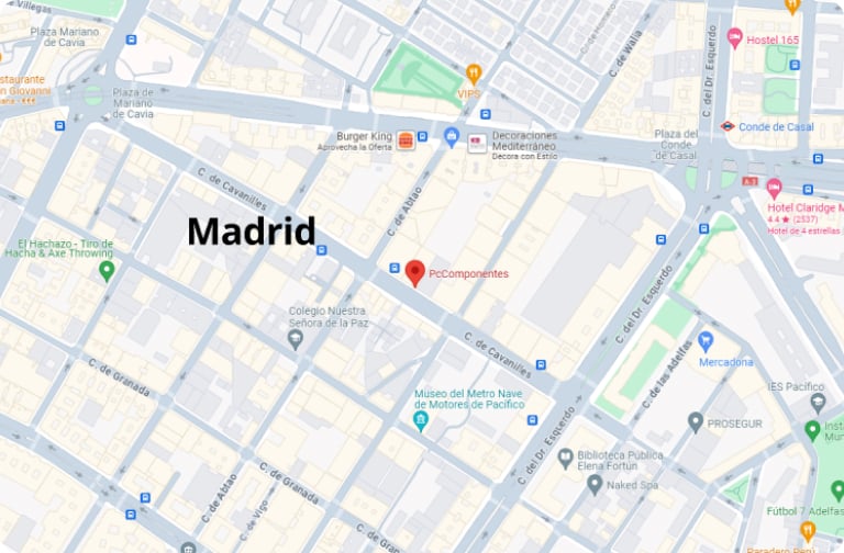 Dirección de la tienda