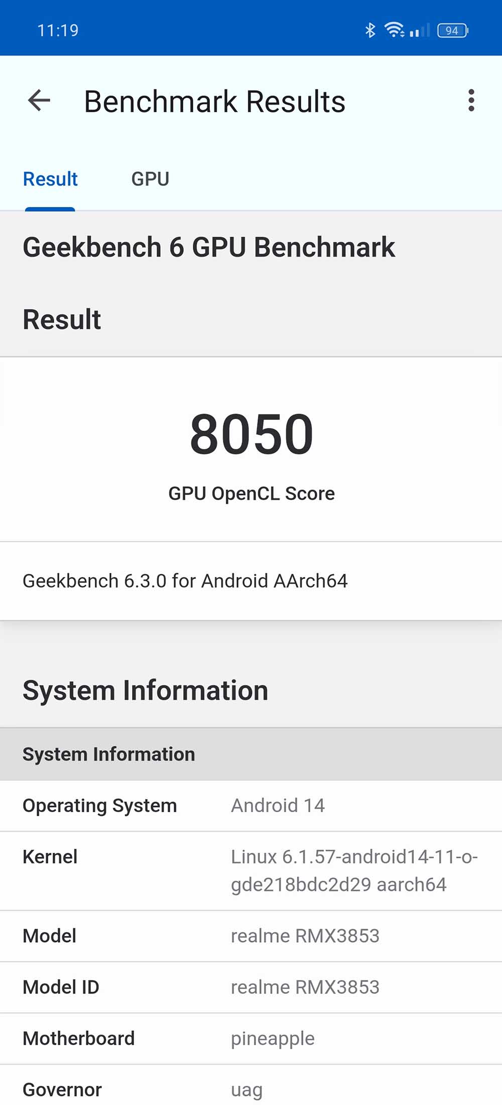 rendimiento realme gt 6t