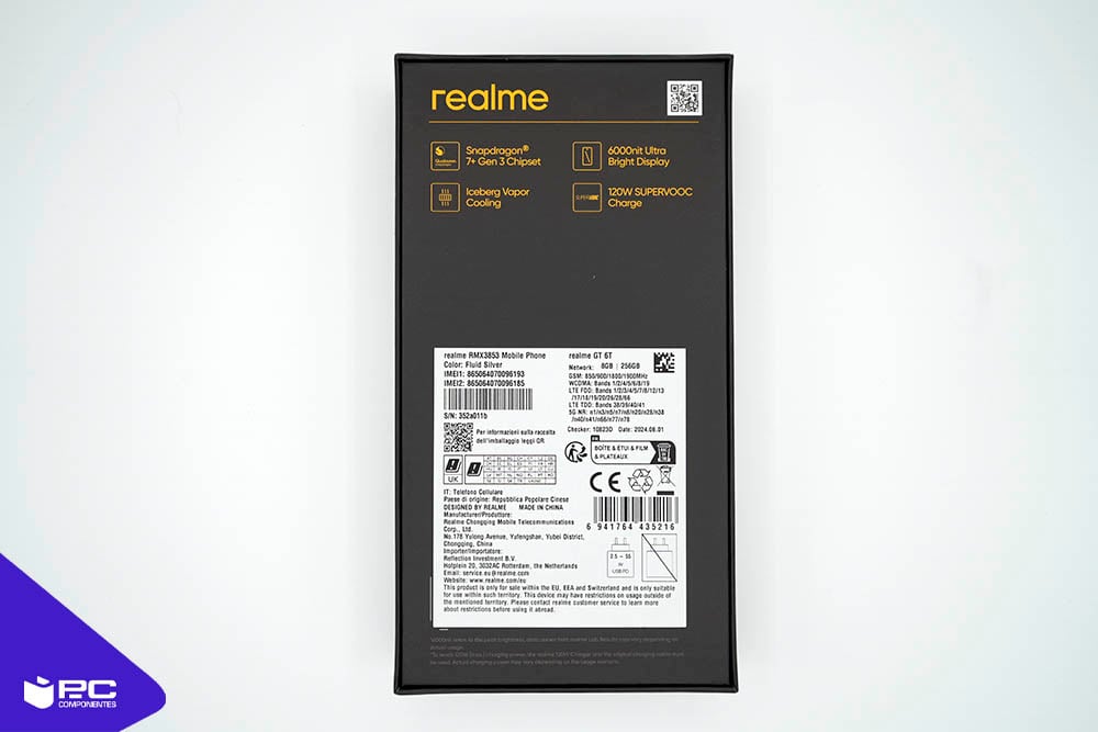 unboxing realme gt 6t