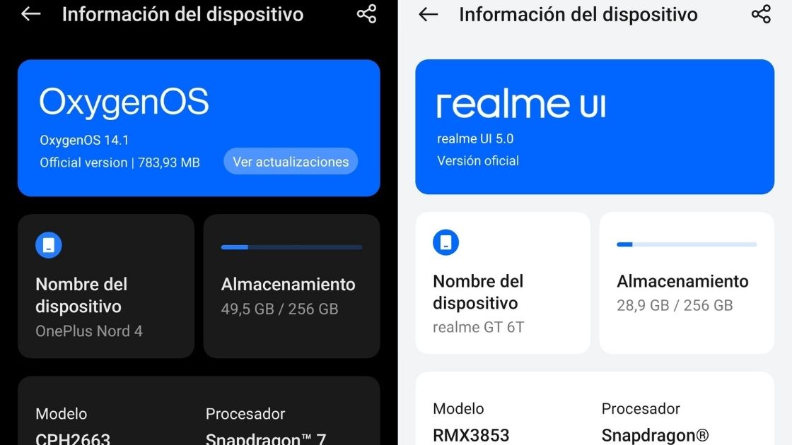 OnePlus Nord 4 vs realme GT 6T 