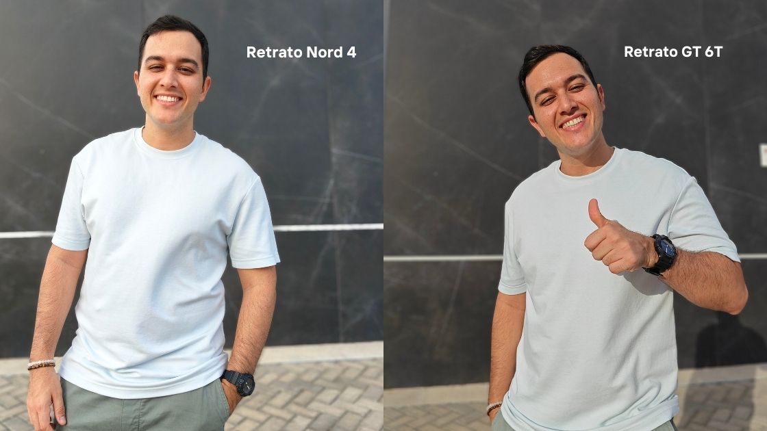 OnePlus Nord 4 vs realme GT 6T retrato