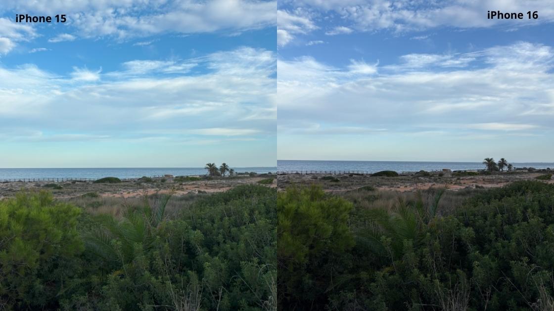 iphone 15 vs 16 camara