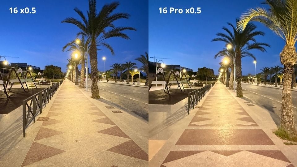 iPhone 16 vs 16 Pro camaras
