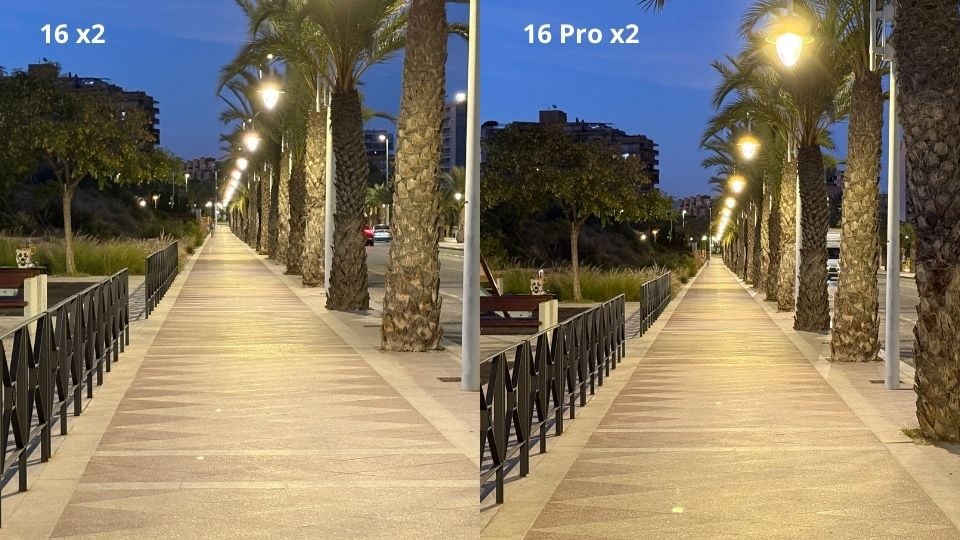 iPhone 16 vs 16 Pro camaras