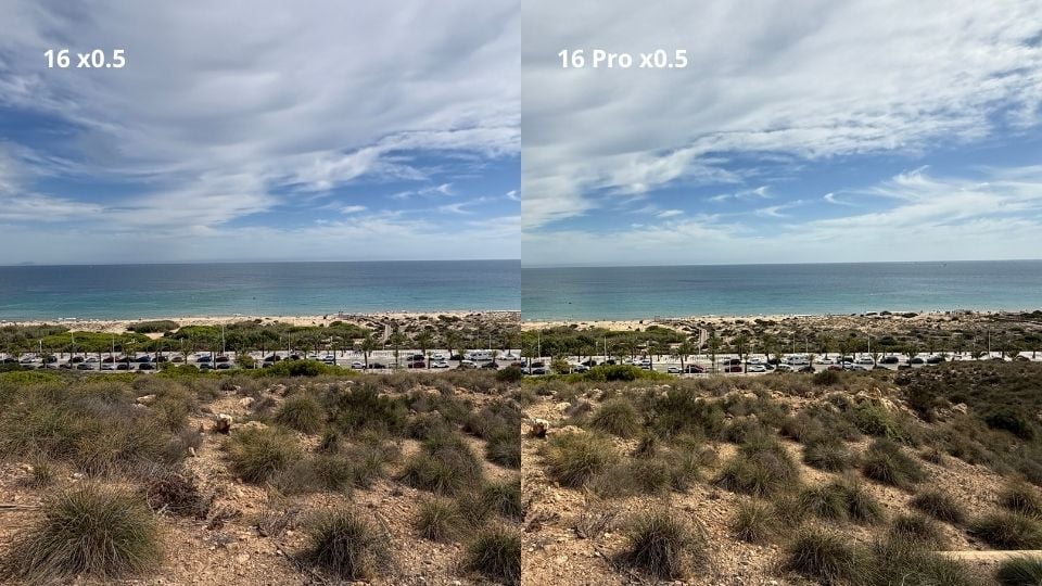 iPhone 16 vs 16 Pro camaras