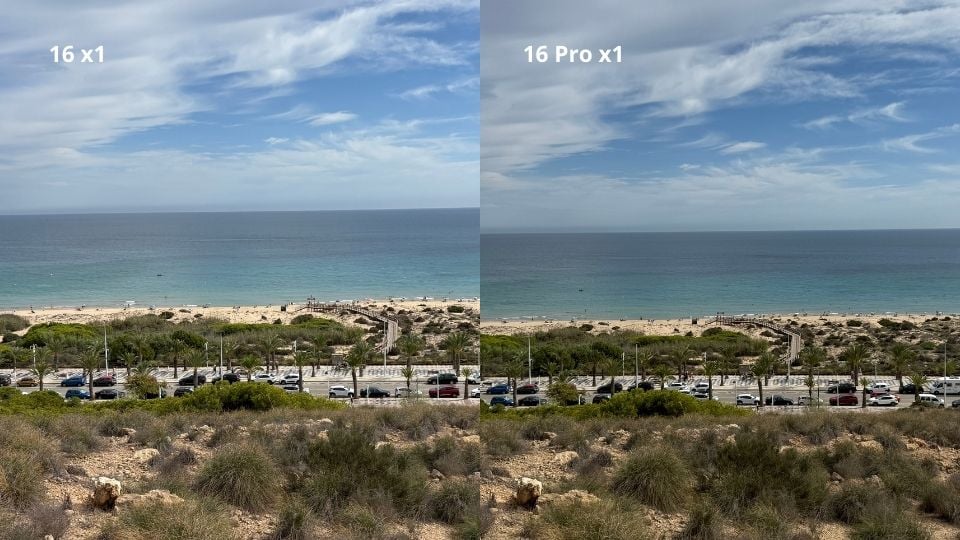 iPhone 16 vs 16 Pro camaras