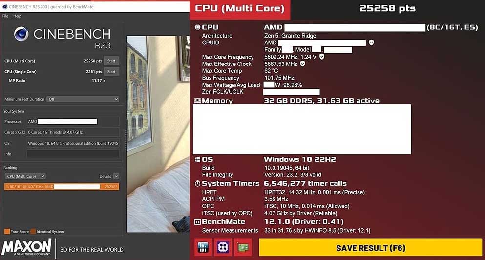 ryzen 9800x3d benchmark