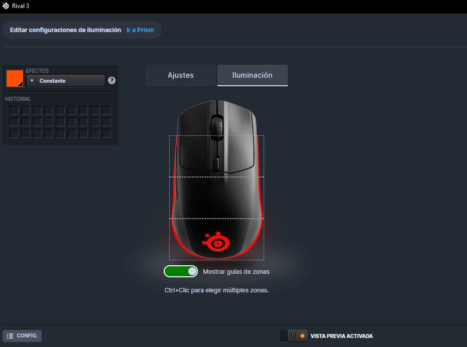 SteelSeries Rival 3 software