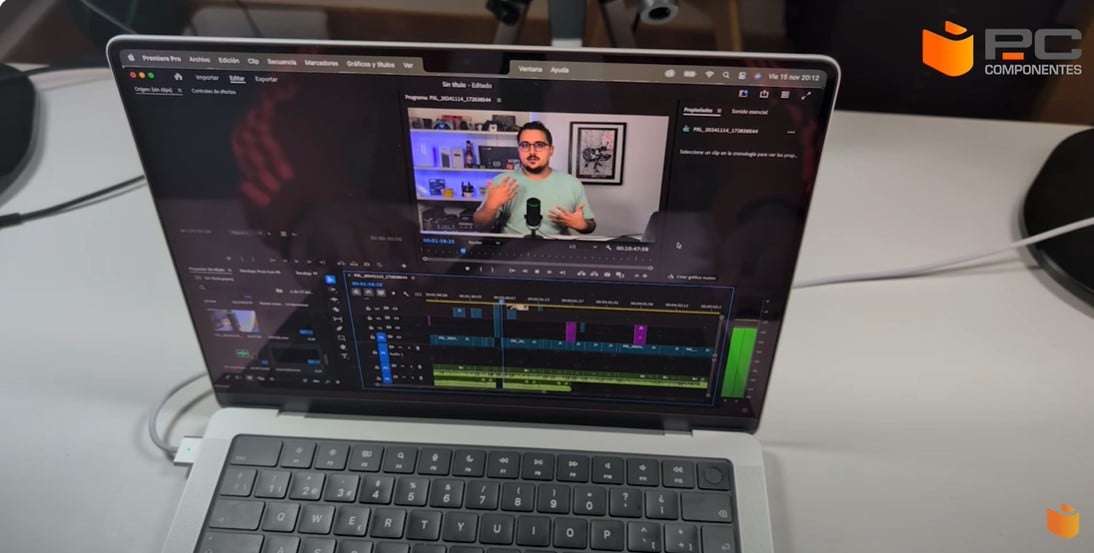 Usamos el MacBook Pro M4 para edición de vídeo