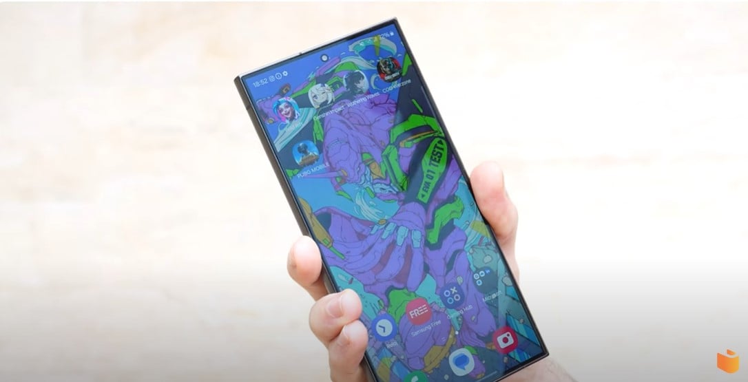 Detalle de la pantalla del S24 Ultra