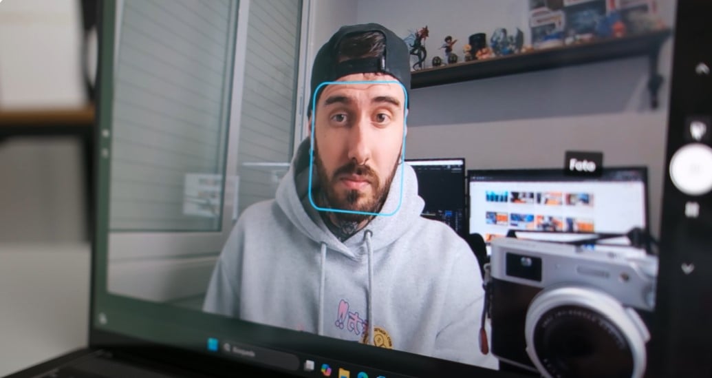Así se ve la webcam integrada del ASUS Zenbook S 14