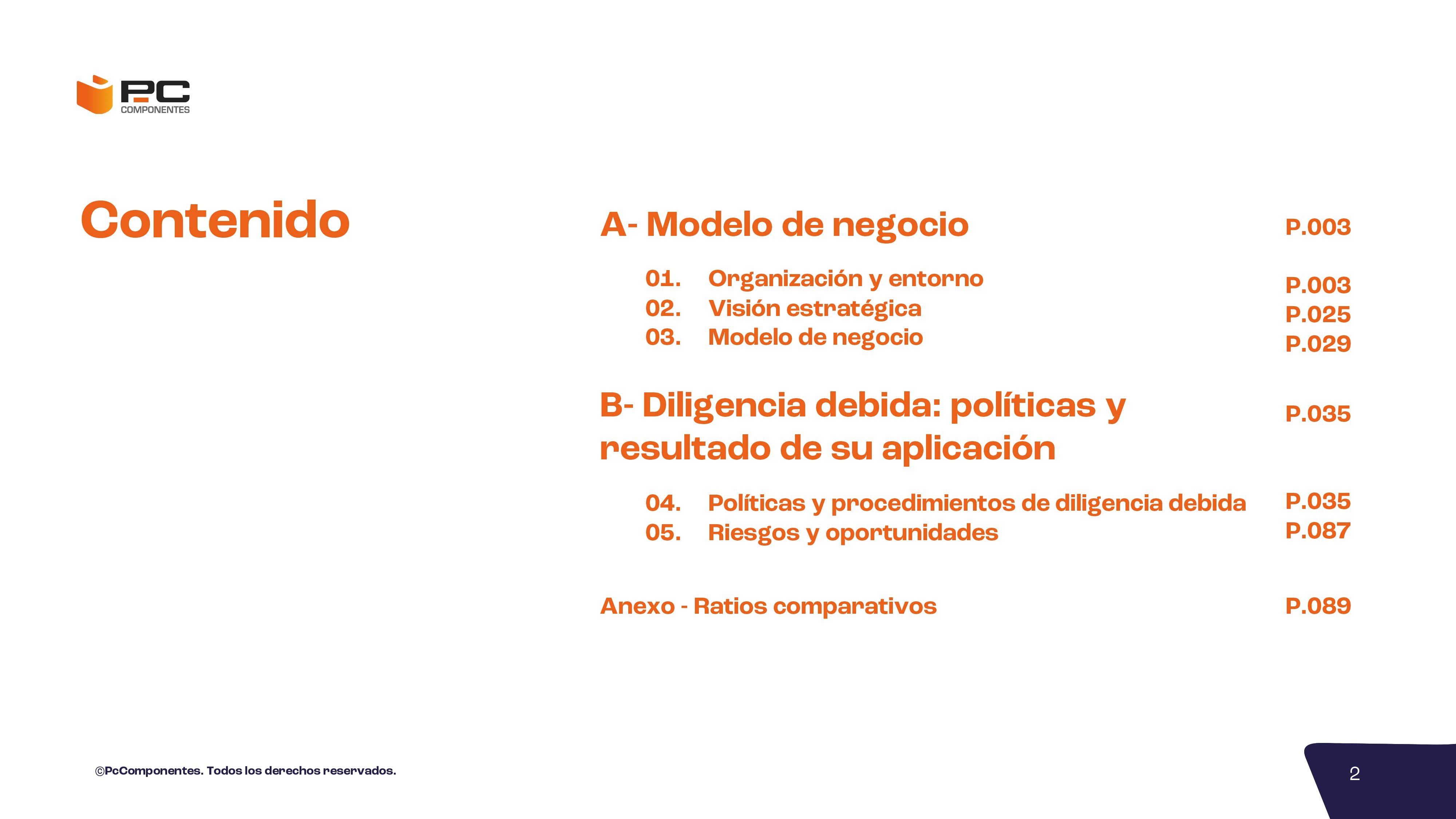 Informe no financiero 2023
