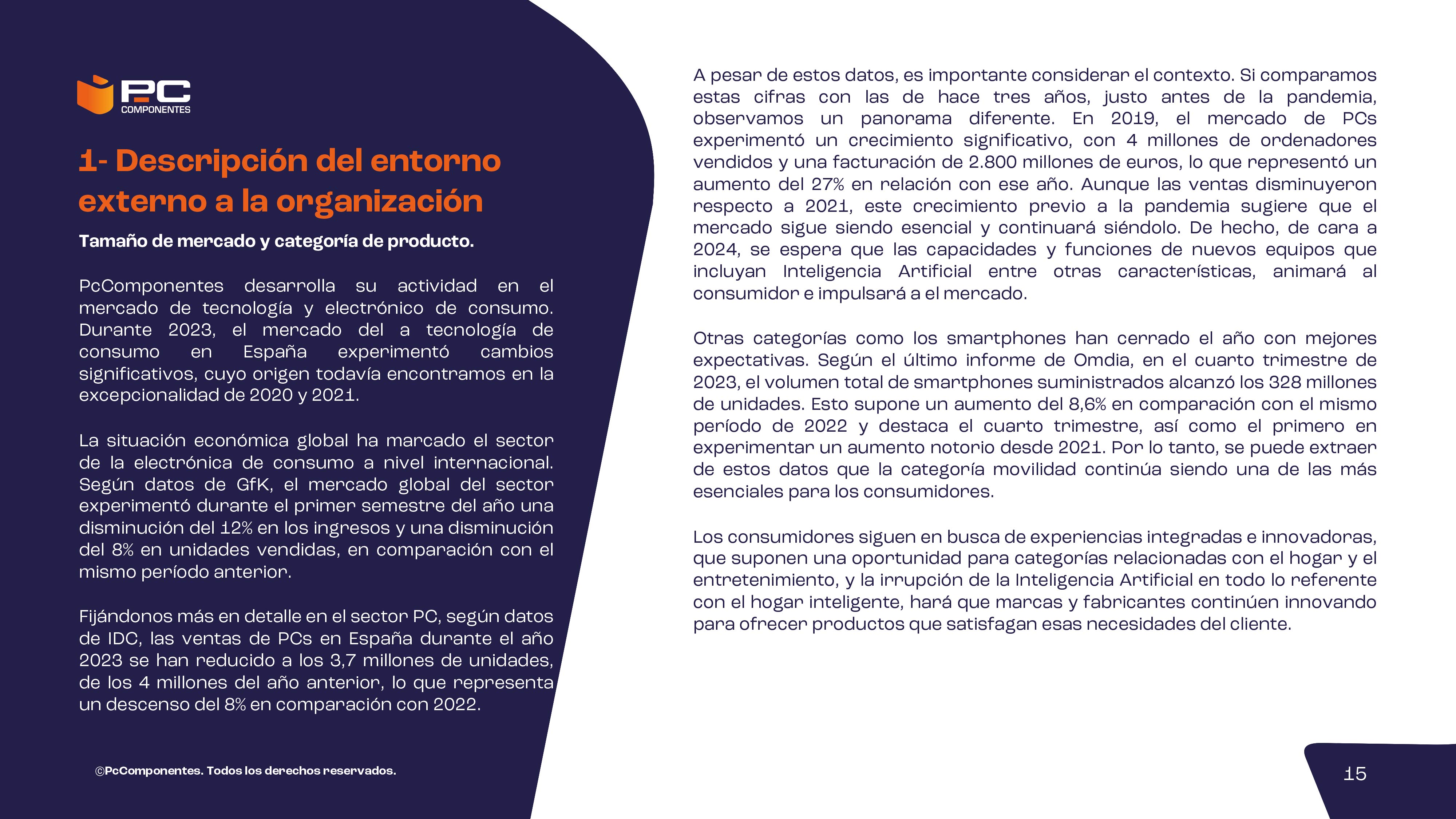 Informe no financiero 2023