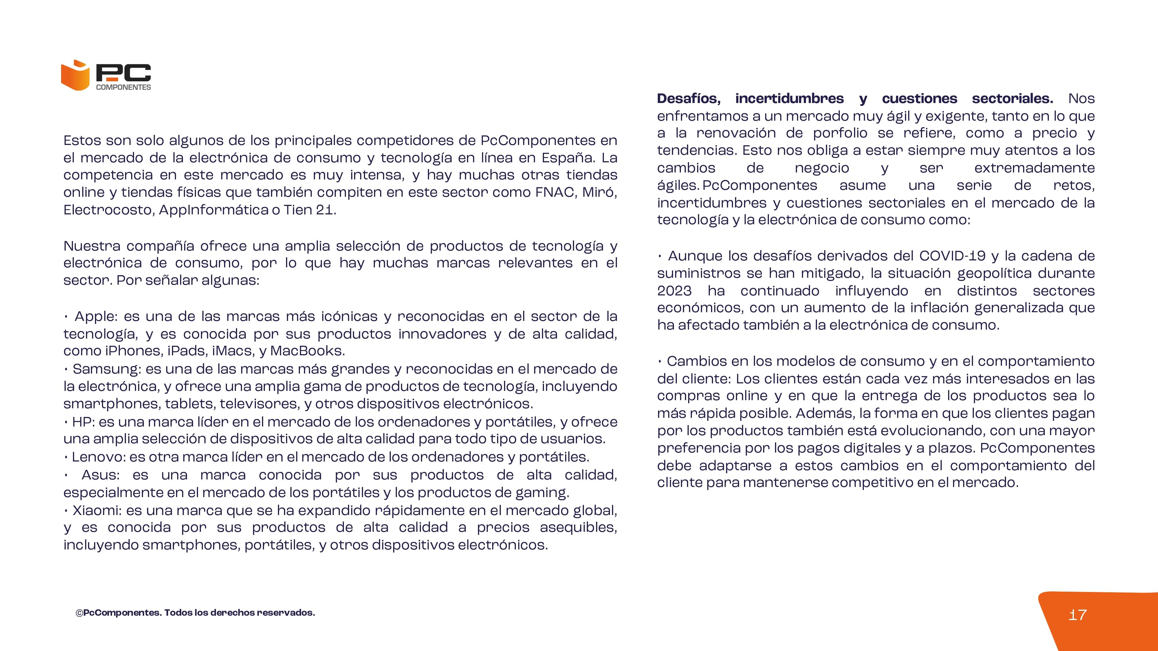 Informe no financiero 2023