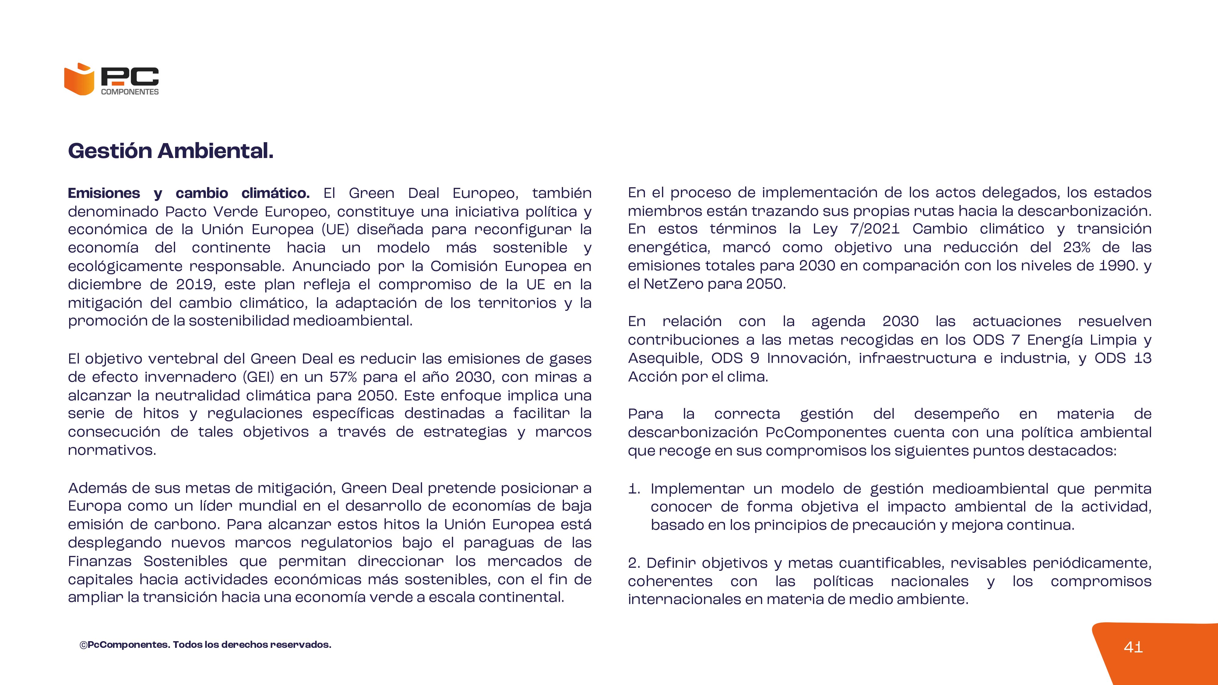 Informe no financiero 2023