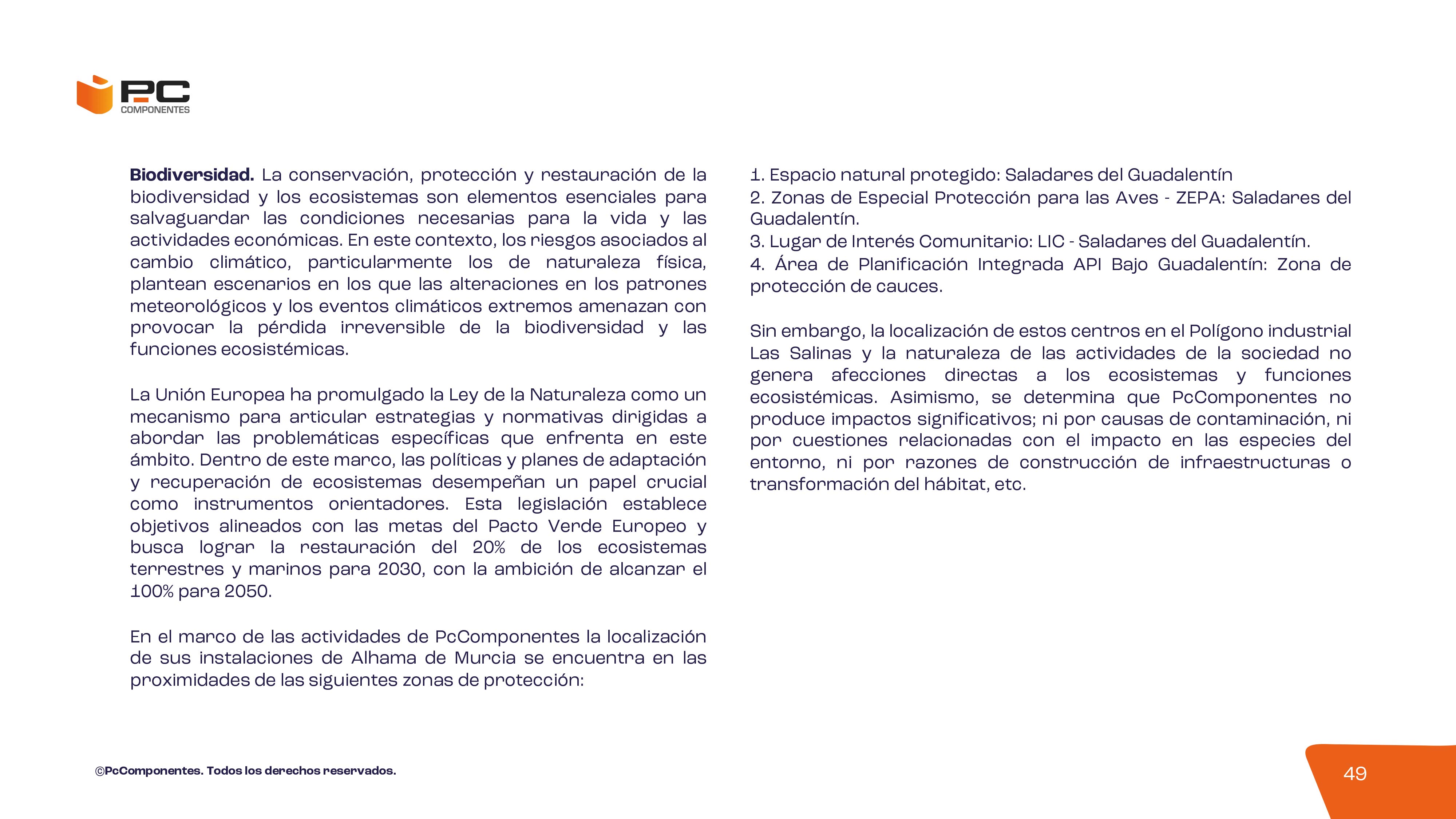 Informe no financiero 2023