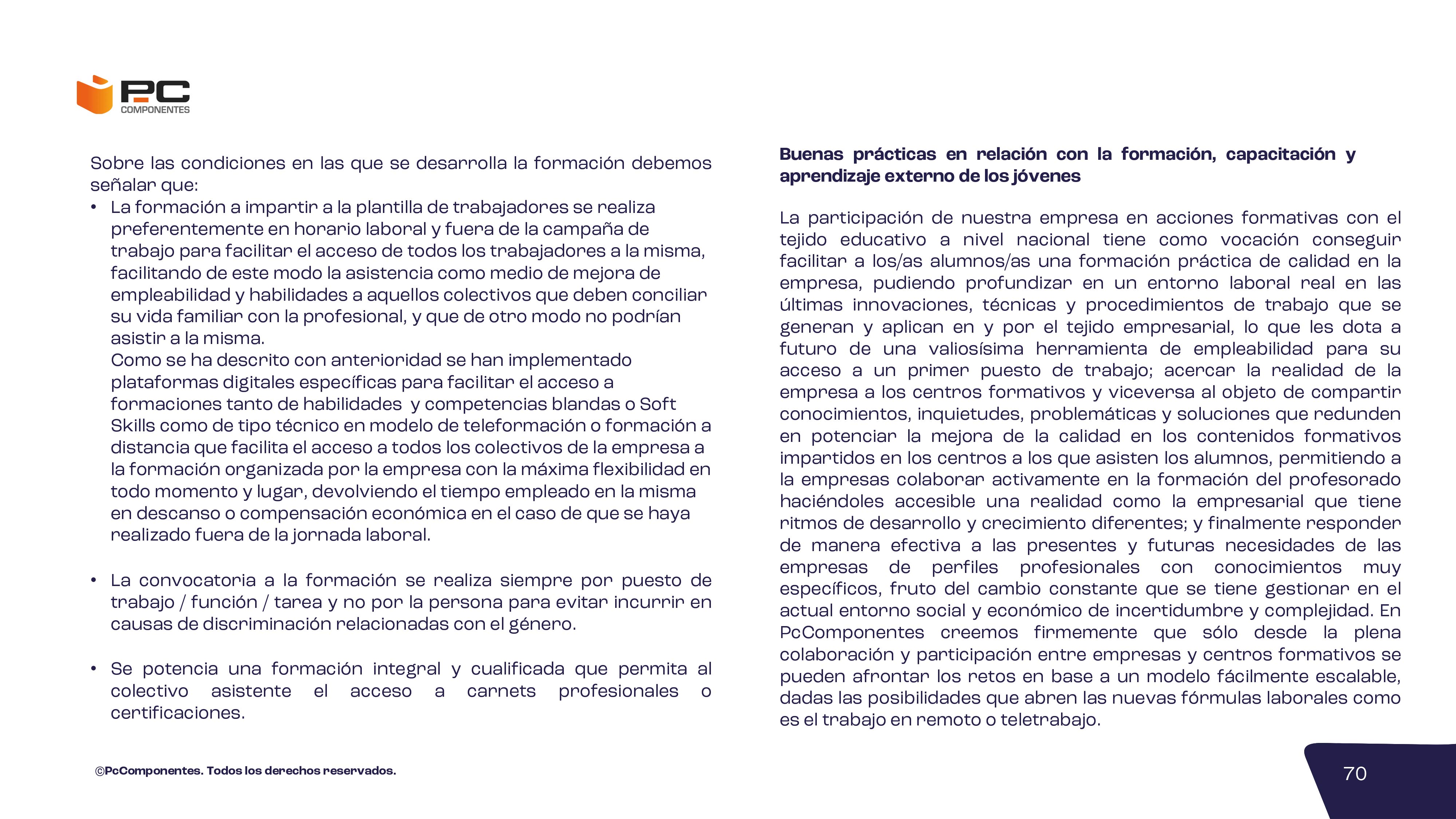 Informe no financiero 2023