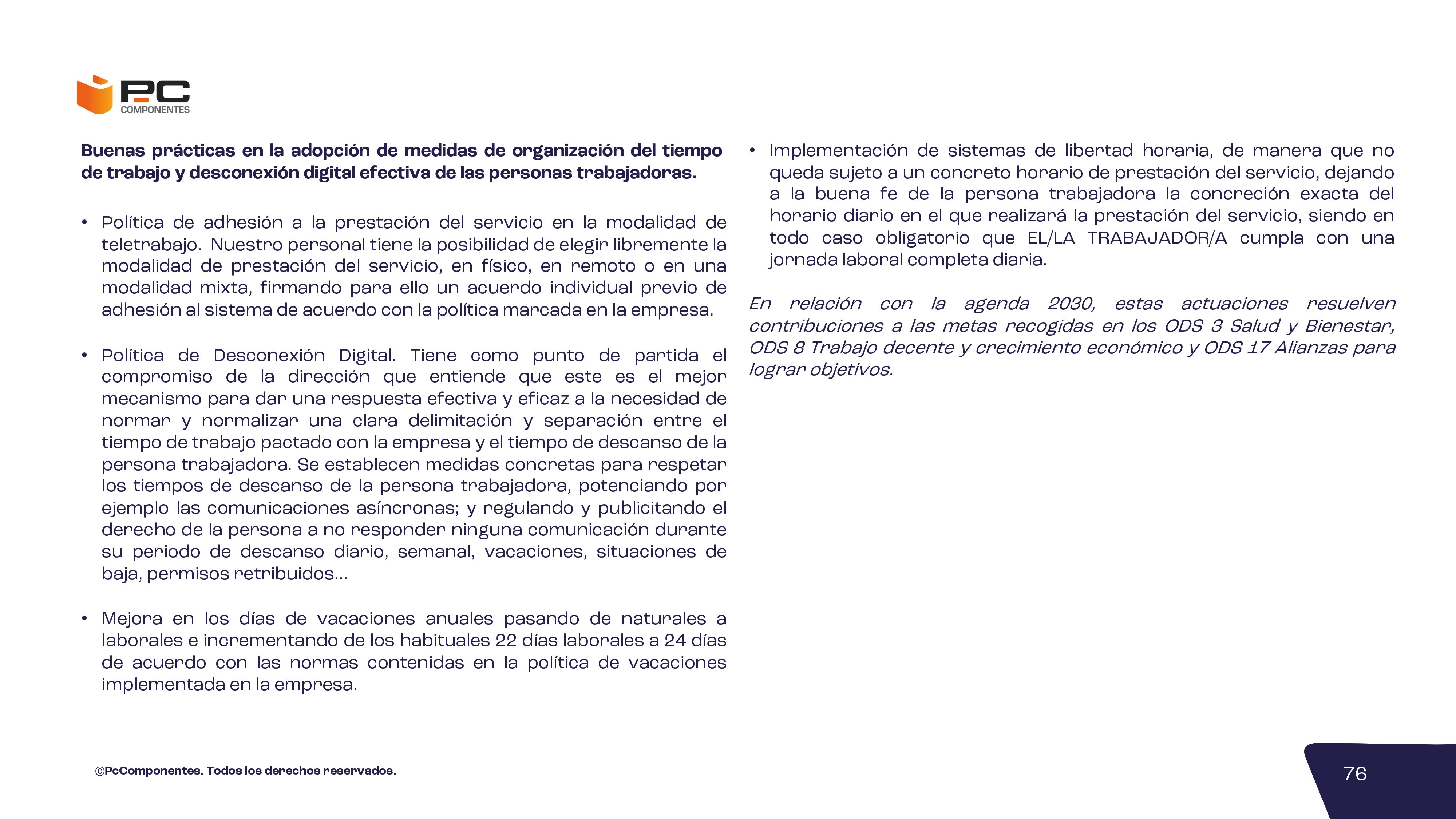 Informe no financiero 2023