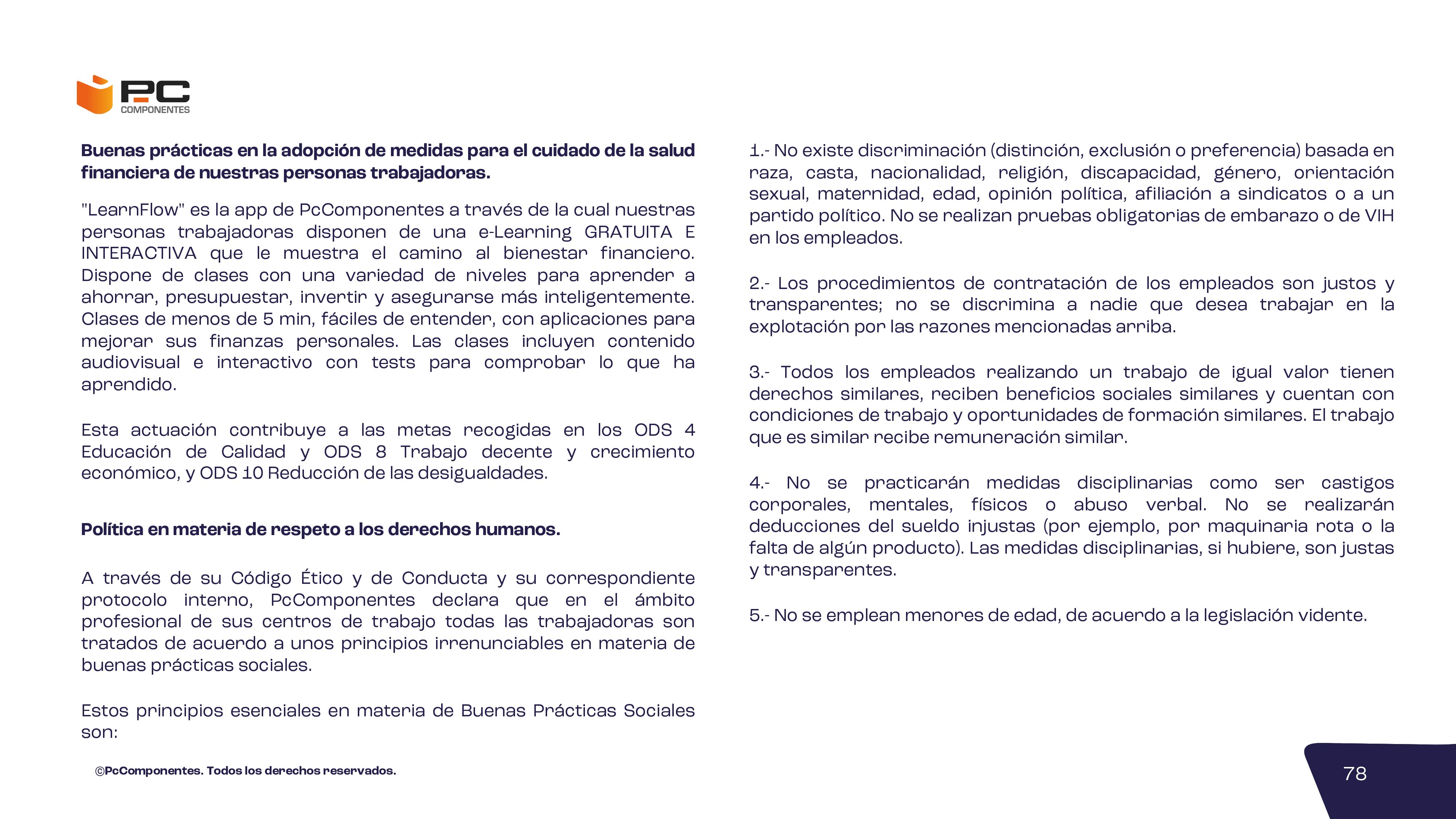 Informe no financiero 2023