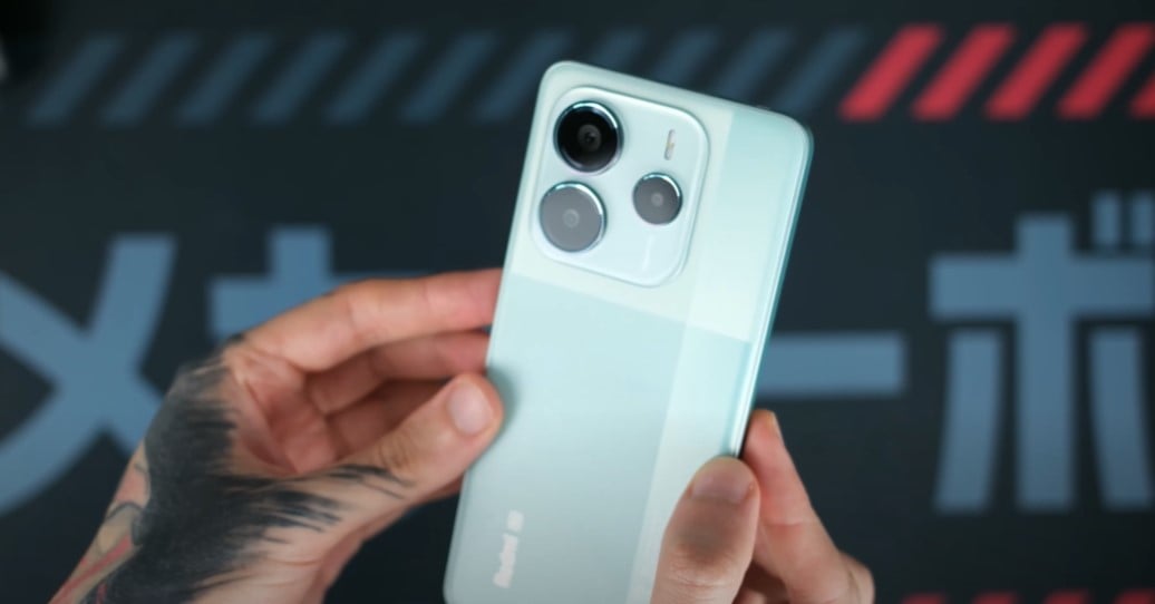 Así se ve la parte trasera del Xiaomi Redmi Note 14