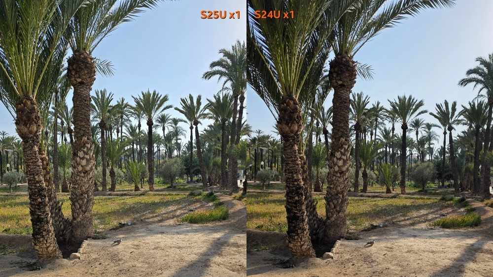 S24 ultra vs S25 Ultra fotos