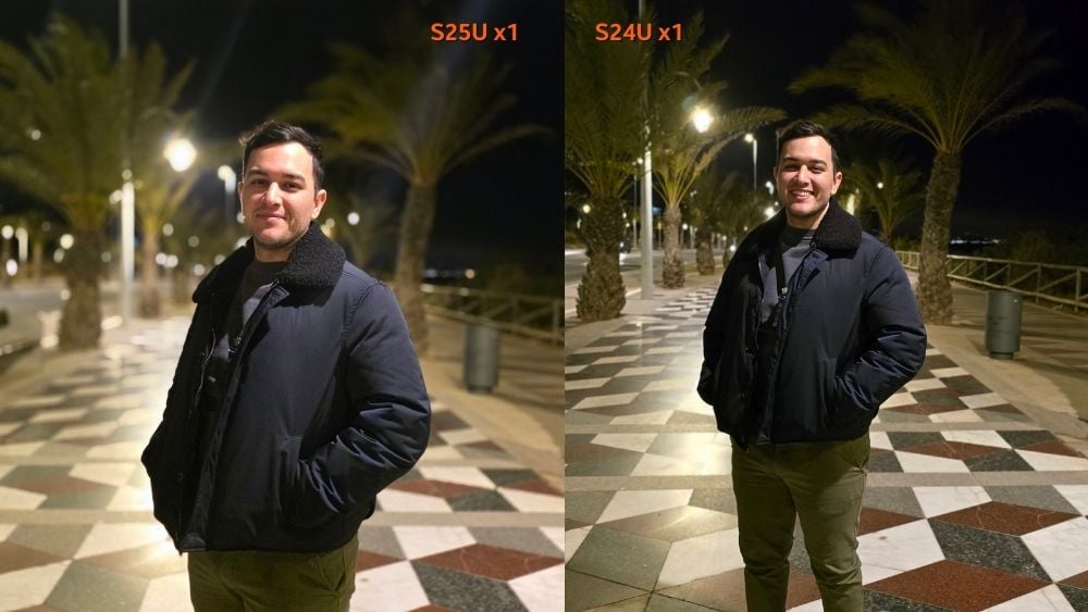 S24 ultra vs S25 Ultra fotos nocturnas