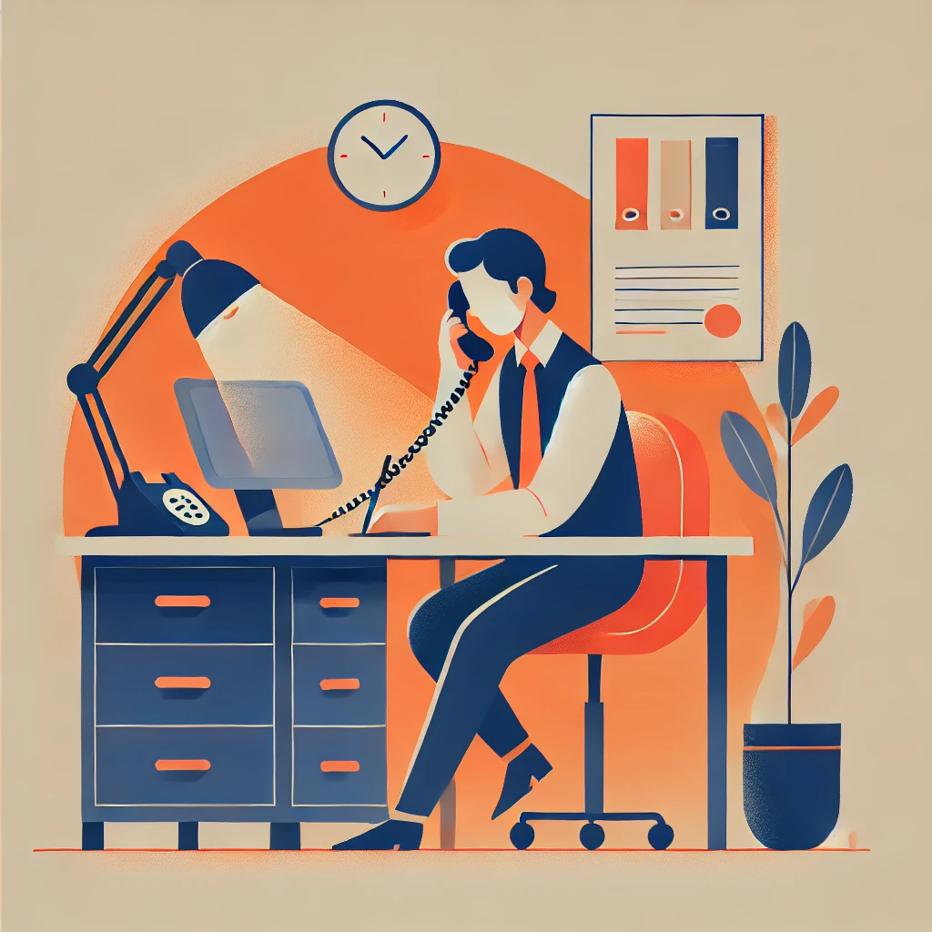 Ilustración de formulario de contacto
