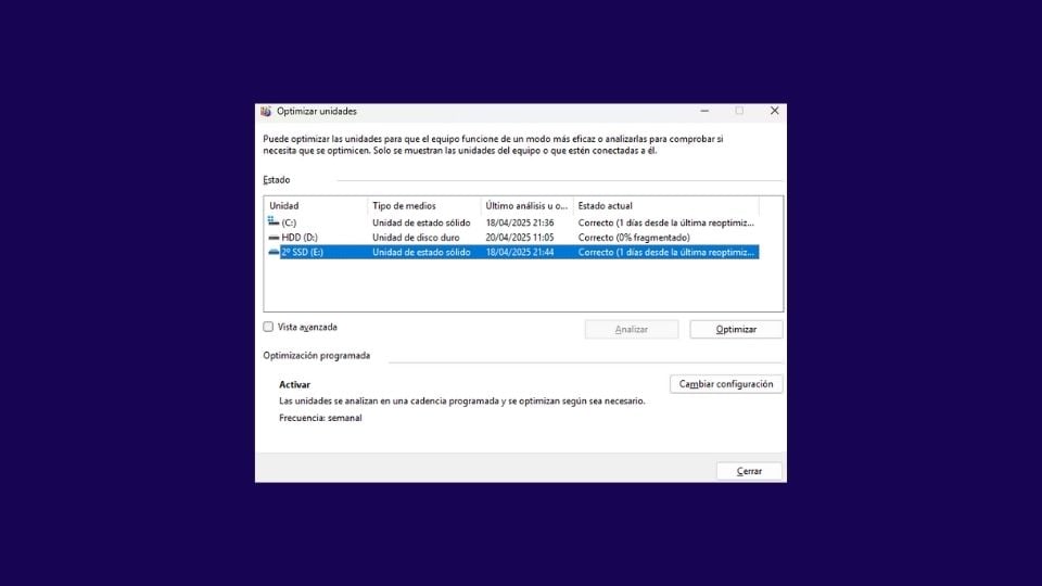 optimizar ssd