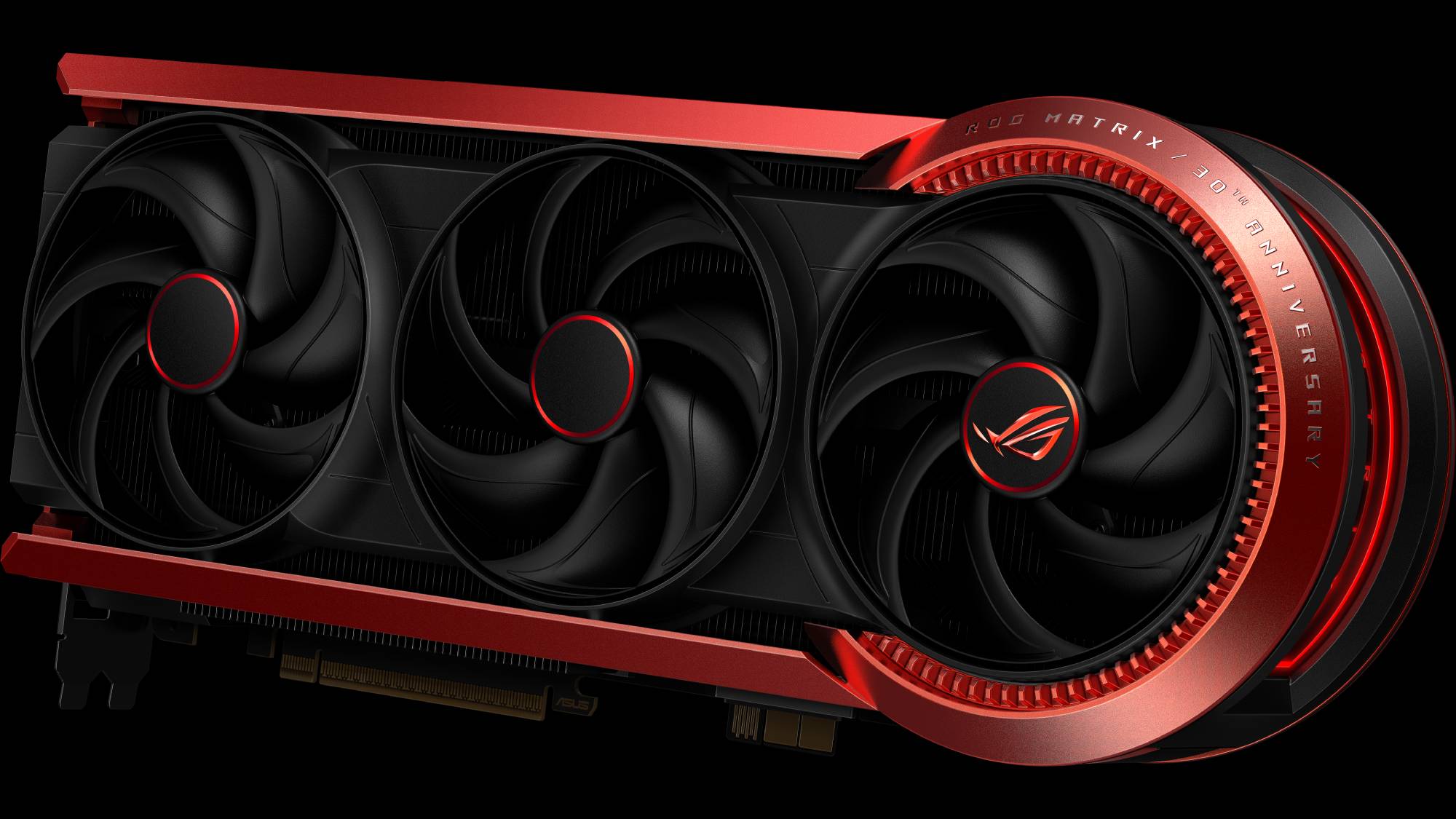 tarjeta ASUS ROG Matrix GeForce RTX 5090 roja