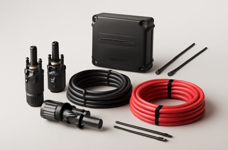 Acessórios para placas solares Acessórios para placas solares