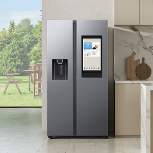 Frigorífico Bespoke com painéis personalizáveis e IA Vision Inside