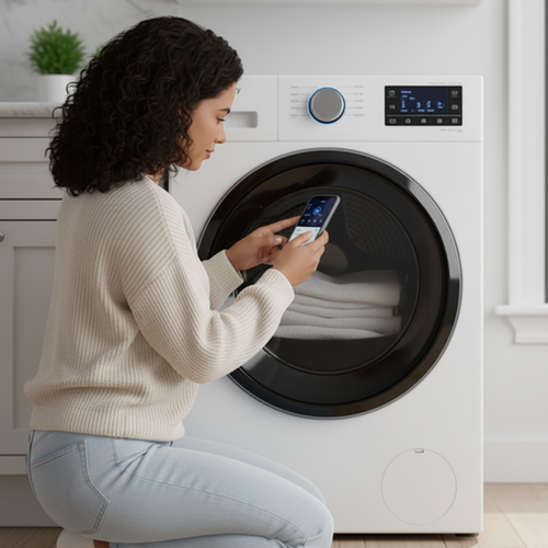 Máquinas de lavar e secar inteligentes