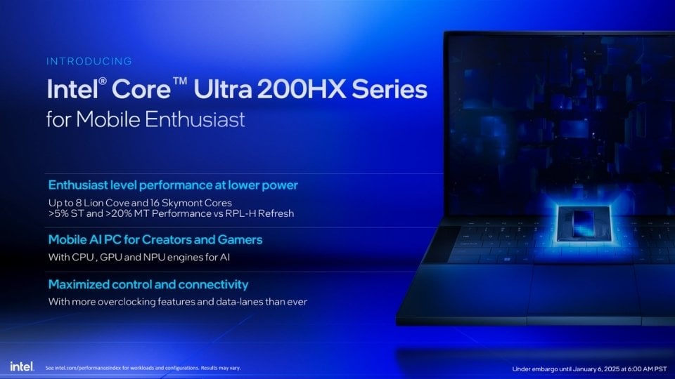 intel core ultra 200hx