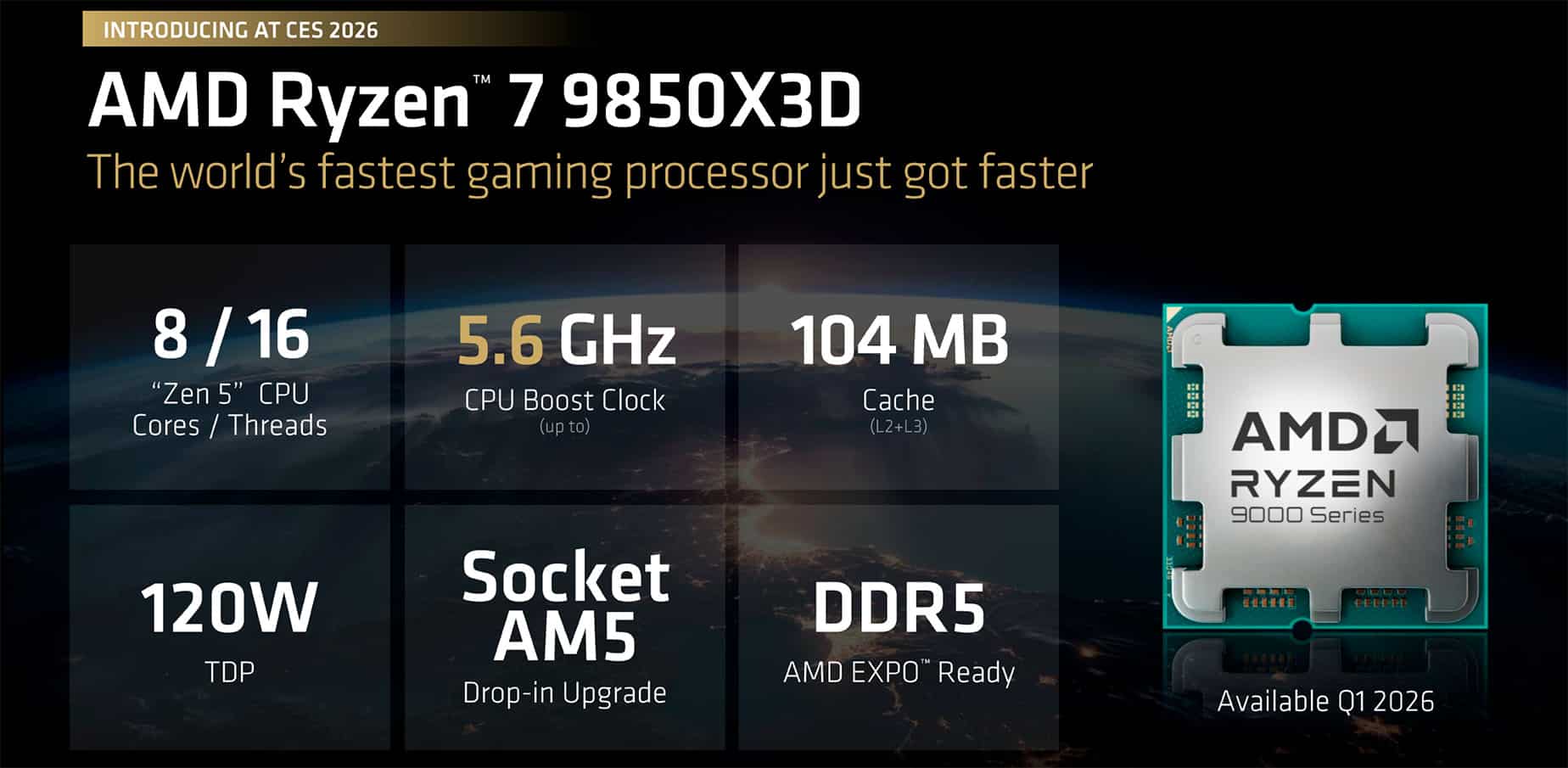 AMD Ryzen 7 9850X3D