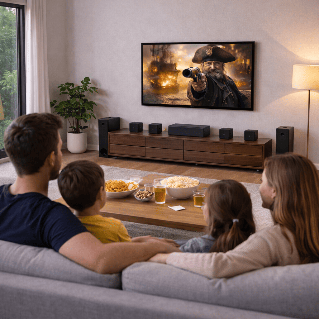 Barra de sonido premium 5.1/7.1