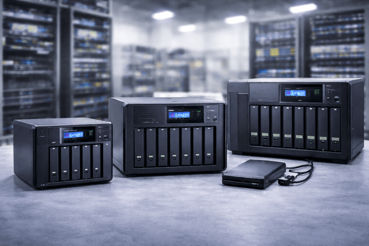 Almacenamiento NAS para industria